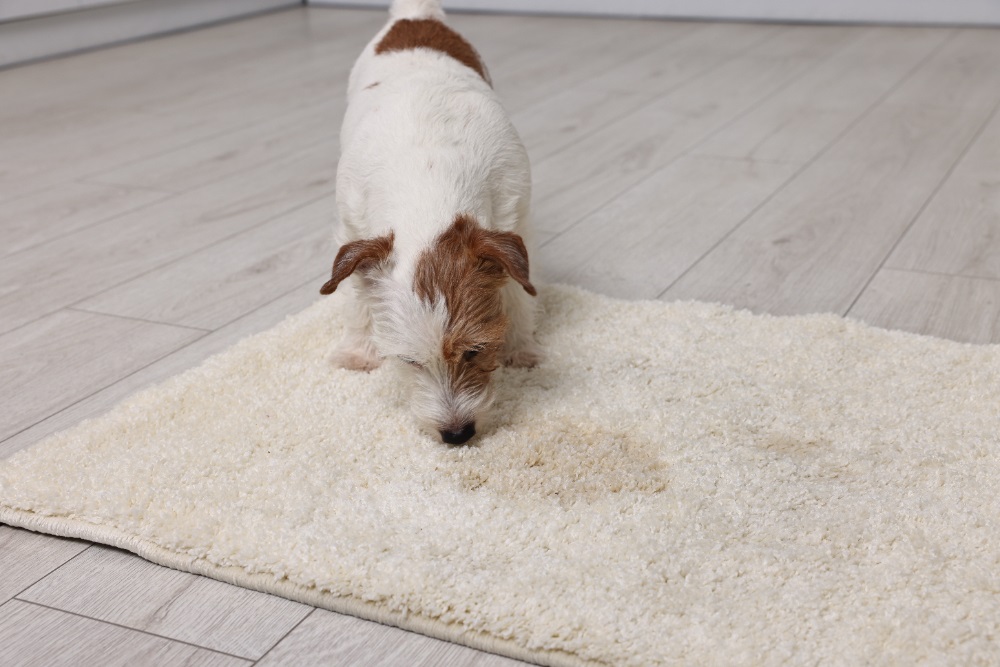 Pourquoi mon chien fait pipi dans la maison