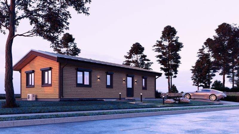 chalet en bois habitable pour votre famille