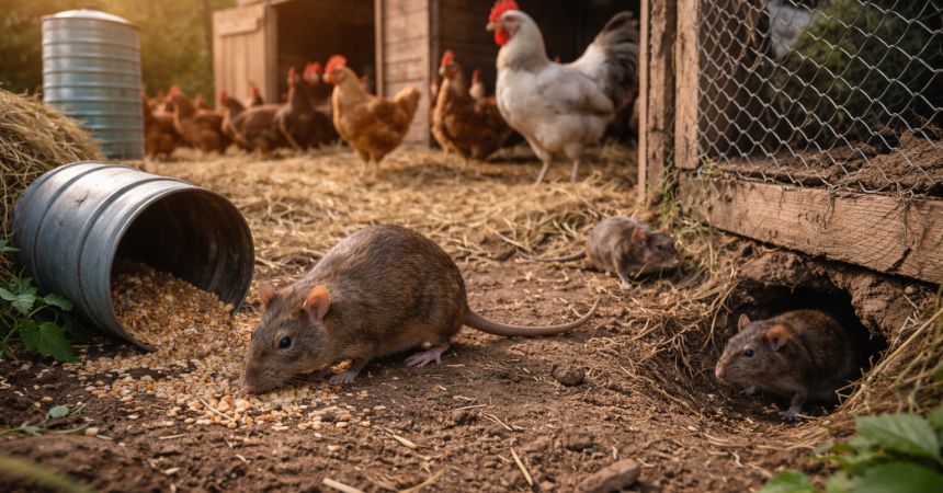 Rats au poulailler : plan de dératisation, prévention et risques sanitaires