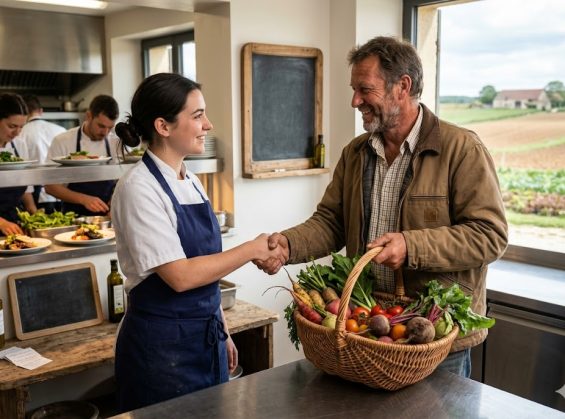 Circuits courts : un engagement gagnant pour restaurateurs, agriculteurs et consommateurs