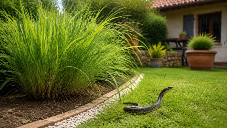 La citronnelle contre serpents