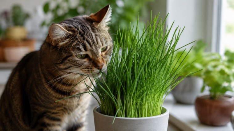 Ciboulette et chat